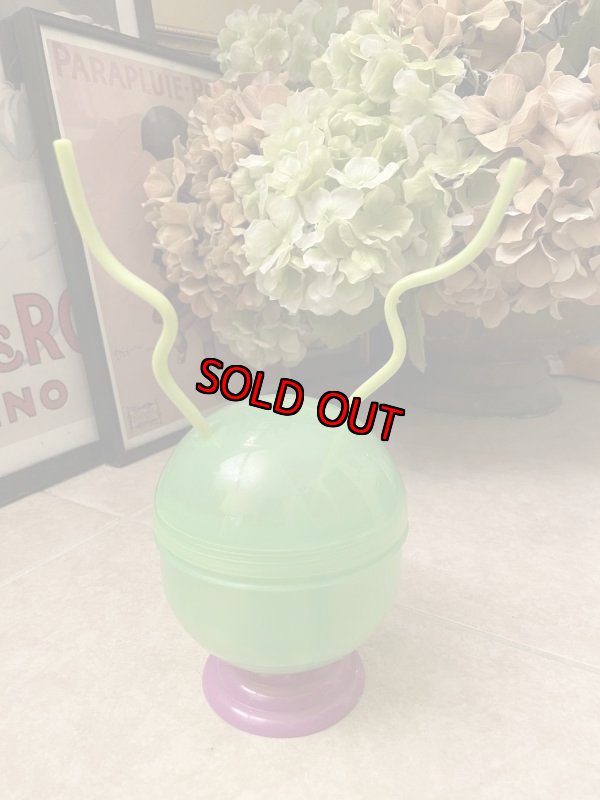 画像3: Denny’s restaurant plastic D Fusion drink cup Green / デニーズ　プラスチック製　ディフュージョン　グリーン　ドリンクカップ (3)