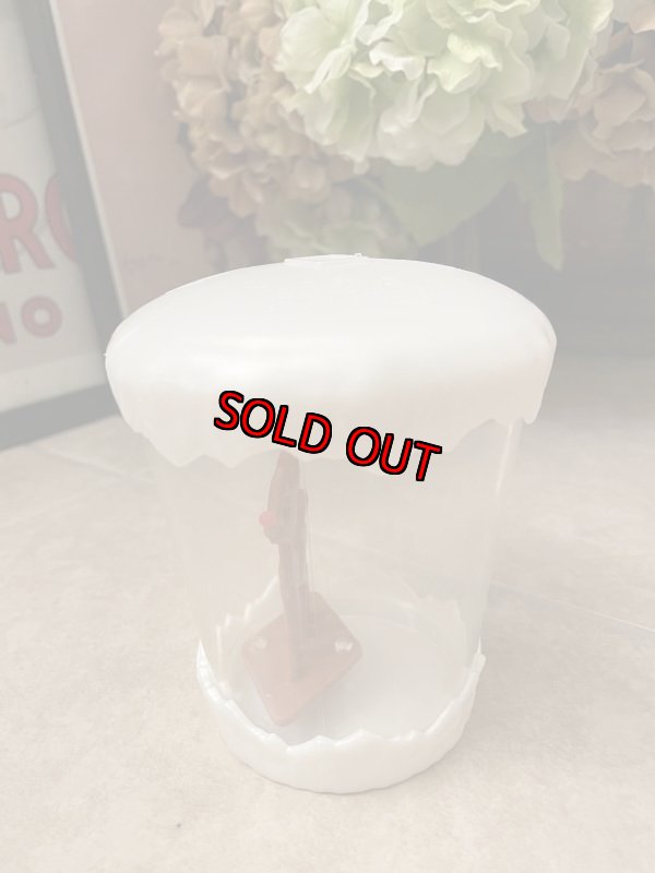 画像2: Denny’s restaurant plastic Rudolf Rain Deer white drink cup / デニーズ　プラスチック製　ルドルフ　トナカイ　ホワイトのドリンクカップ (2)