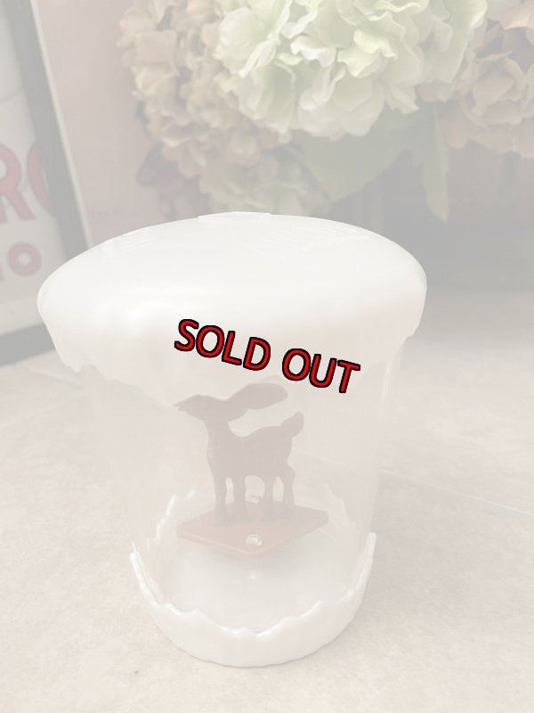 画像3: Denny’s restaurant plastic Rudolf Rain Deer white drink cup / デニーズ　プラスチック製　ルドルフ　トナカイ　ホワイトのドリンクカップ (3)