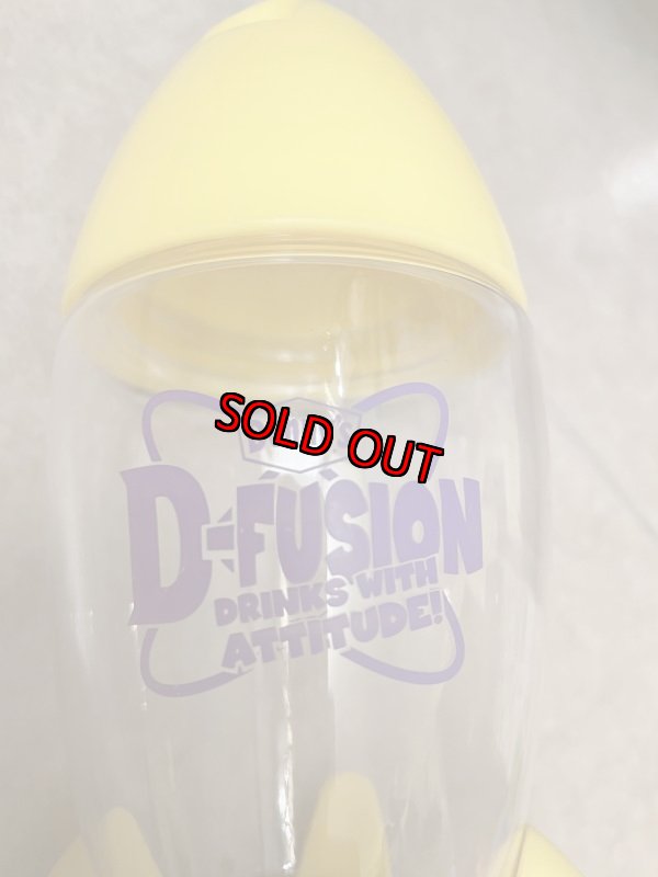 画像7: Denny’s restaurant plastic D Fusion Rocket drink cup Yellow / デニーズ　プラスチック製　ロケット ディフュージョン イエロー ドリンクカップ (7)