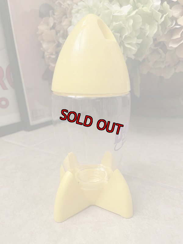 画像5: Denny’s restaurant plastic D Fusion Rocket drink cup Yellow / デニーズ　プラスチック製　ロケット ディフュージョン イエロー ドリンクカップ (5)