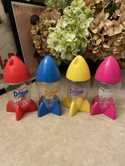 画像3: Denny’s restaurant plastic D Fusion Rocket drink cup Pink / デニーズ　プラスチック製　ロケット　ディフュージョン　ピンクドリンクカップ