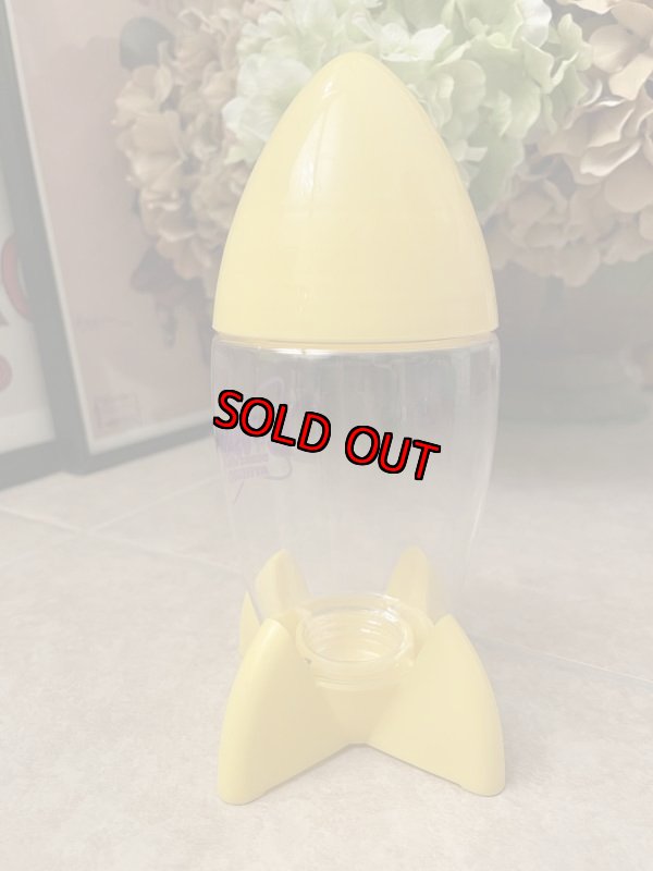 画像3: Denny’s restaurant plastic D Fusion Rocket drink cup Yellow / デニーズ　プラスチック製　ロケット ディフュージョン イエロー ドリンクカップ (3)