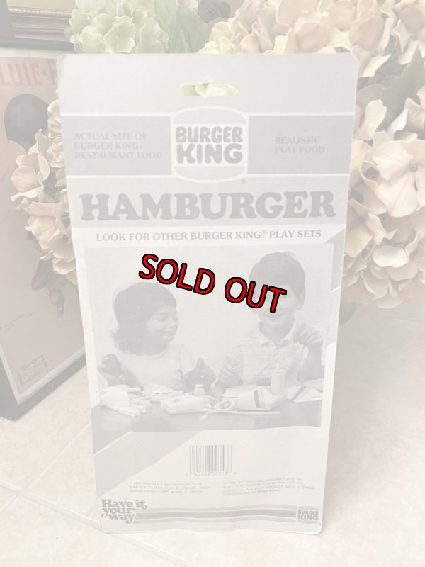 画像6: Burger King Hamburger play food set 1987 / バーガーキングのハンバーガー、プレイフードセット (6)