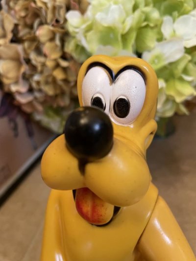 画像1: Disney Pluto Plastic Coin Bank Doll 70‘s / ディズニーのプルート　プラスチック製、貯金箱　