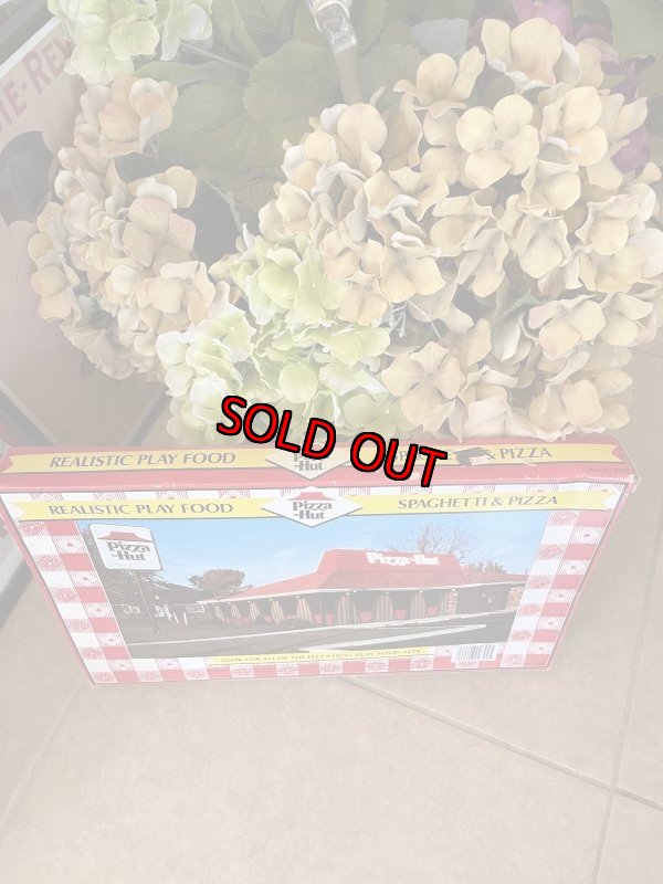 画像6: Pizza Hut play food set with box 1988  / ピザハットの箱入りプレイフード パスタと2切れピザセット (6)