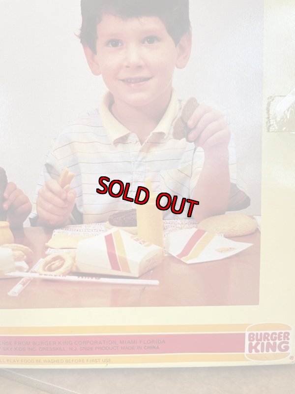 画像12: Burger King play food Cheese Burger set with box 1987 (C) / バーガーキングの箱入りプレイフードセット (12)