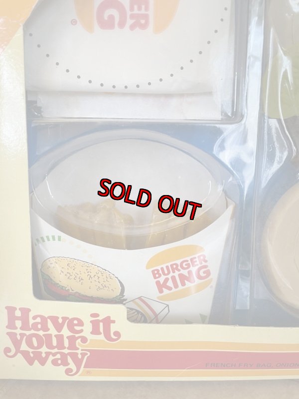 画像5: Burger King play food set Cheeseburger with box 1987 (B) / バーガーキングの箱入りプレイフード セット チーズバーガー (5)