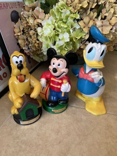 画像3: Disney Donald Duck Illco Plastic Coin Bank Doll 70‘s / ディズニーのドナルドダック　プラスチック製、貯金箱　