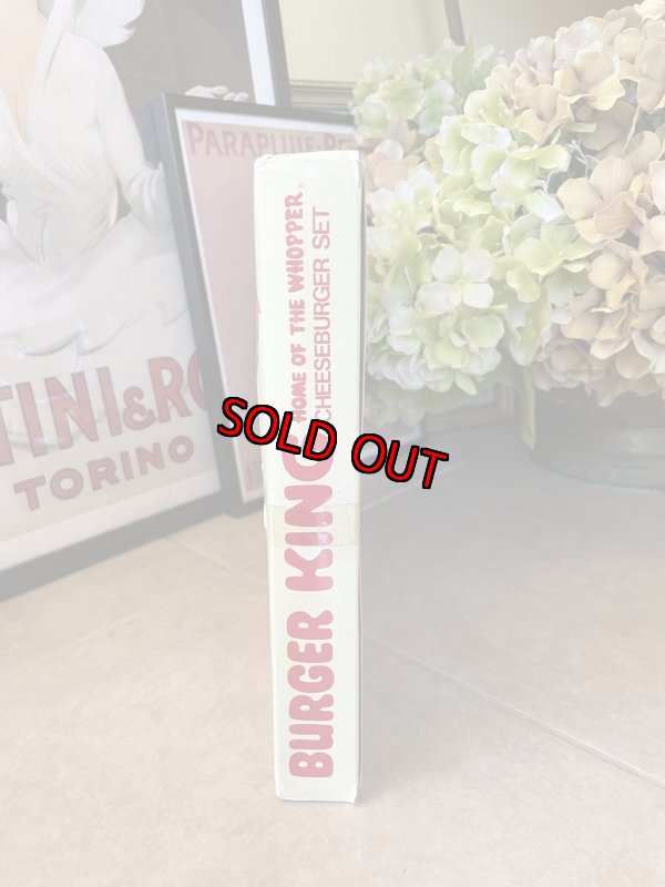 画像9: Burger King play food Cheese Burger set with box 1987 (C) / バーガーキングの箱入りプレイフードセット (9)