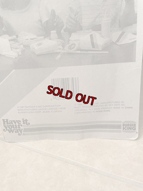 画像7: Burger King Hamburger play food set 1987 / バーガーキングのハンバーガー、プレイフードセット (7)