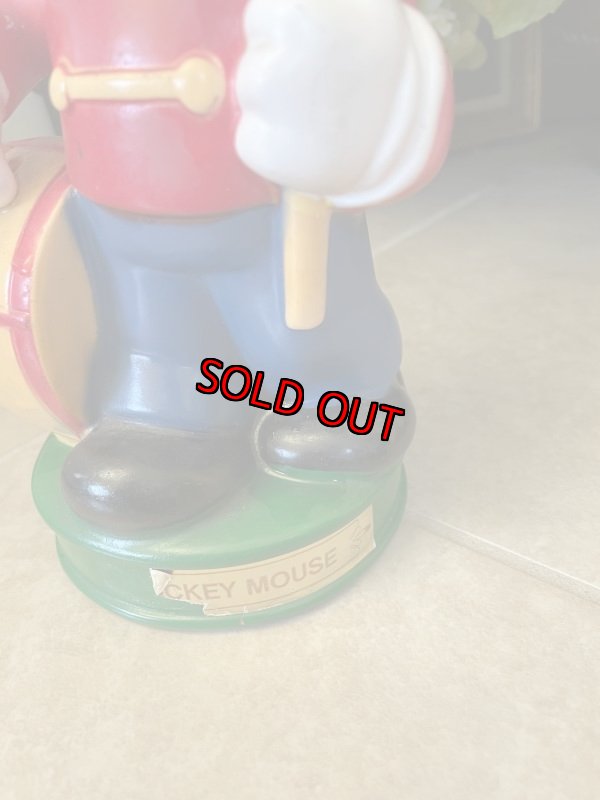 画像6: Disney Mickey Mouse  Drum Vinyl doll coin bank / ディズニーのミッキーマウス　ドラム　プラスチック製　貯金箱 (6)