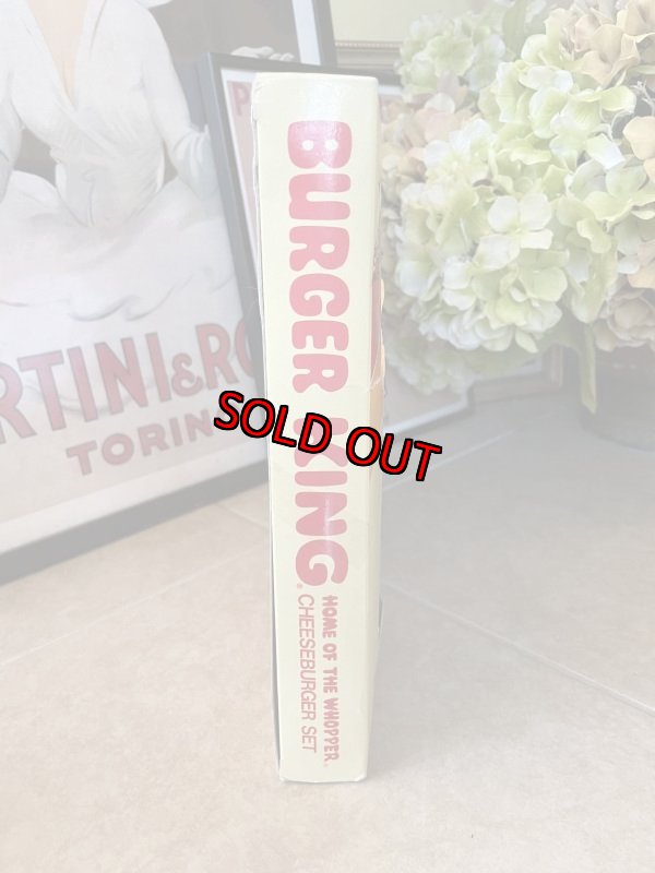 画像14: Burger King play food set Cheeseburger with box 1987 (B) / バーガーキングの箱入りプレイフード セット チーズバーガー (14)