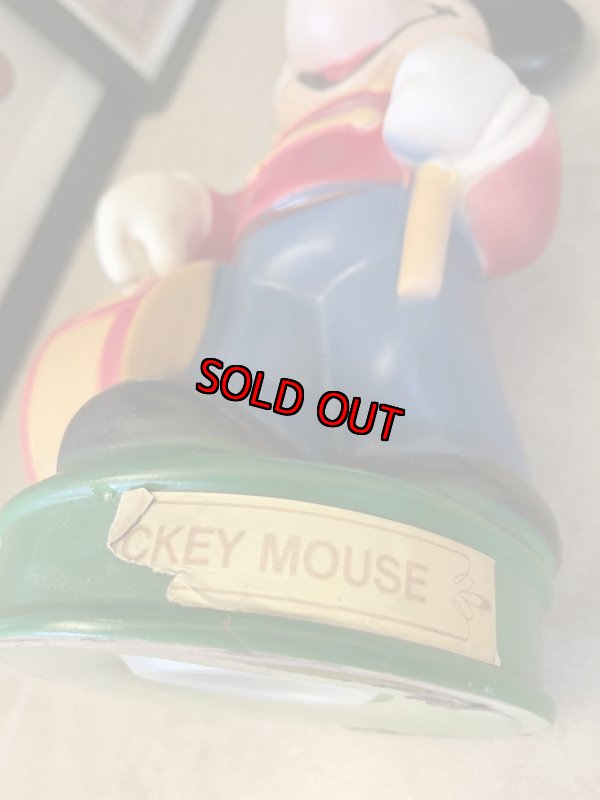 画像9: Disney Mickey Mouse  Drum Vinyl doll coin bank / ディズニーのミッキーマウス　ドラム　プラスチック製　貯金箱 (9)