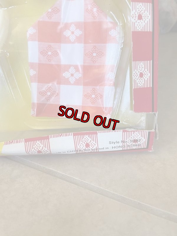 画像3: Pizza Hut play food set with box 1988  / ピザハットの箱入りプレイフード パスタと2切れピザセット (3)