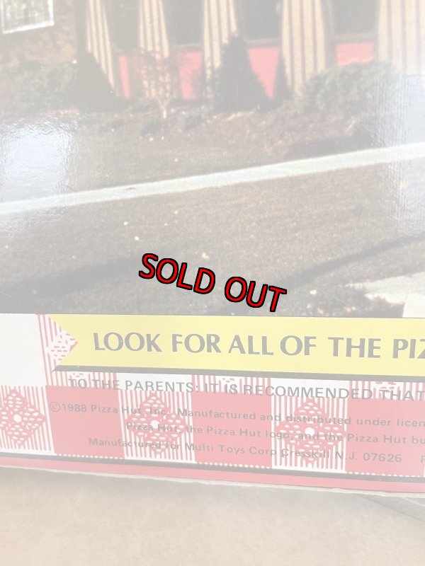 画像7: Pizza Hut play food set with box 1988  / ピザハットの箱入りプレイフード パスタと2切れピザセット (7)