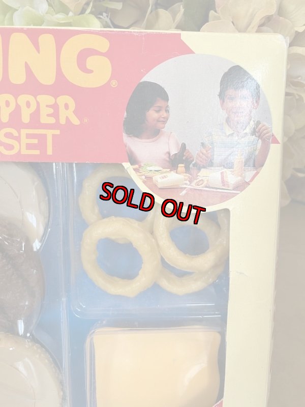 画像3: Burger King play food set Cheeseburger with box 1987 (B) / バーガーキングの箱入りプレイフード セット チーズバーガー (3)