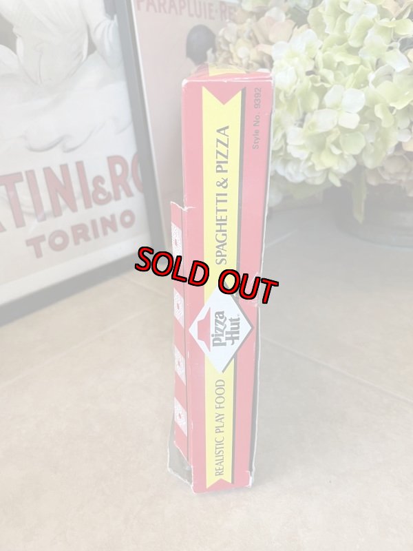 画像5: Pizza Hut play food set with box 1988  / ピザハットの箱入りプレイフード パスタと2切れピザセット (5)