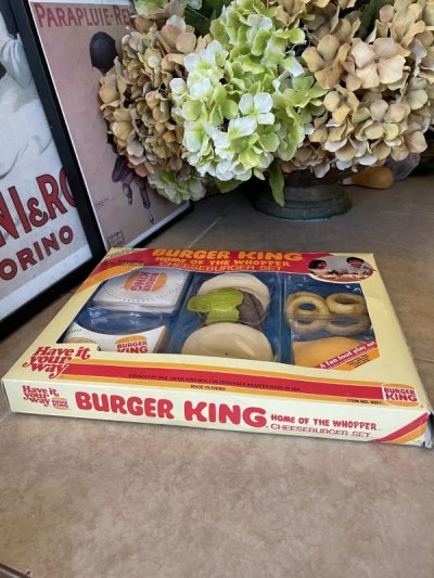 画像3: Burger King play food set Cheeseburger with box 1987 (B) / バーガーキングの箱入りプレイフード セット チーズバーガー