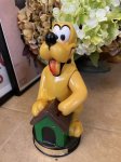 画像1: Disney Pluto Plastic Coin Bank Doll 70‘s / ディズニーのプルート　プラスチック製、貯金箱　 (1)