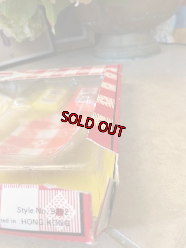 画像13: Pizza Hut play food set with box 1988  / ピザハットの箱入りプレイフード パスタと2切れピザセット (13)