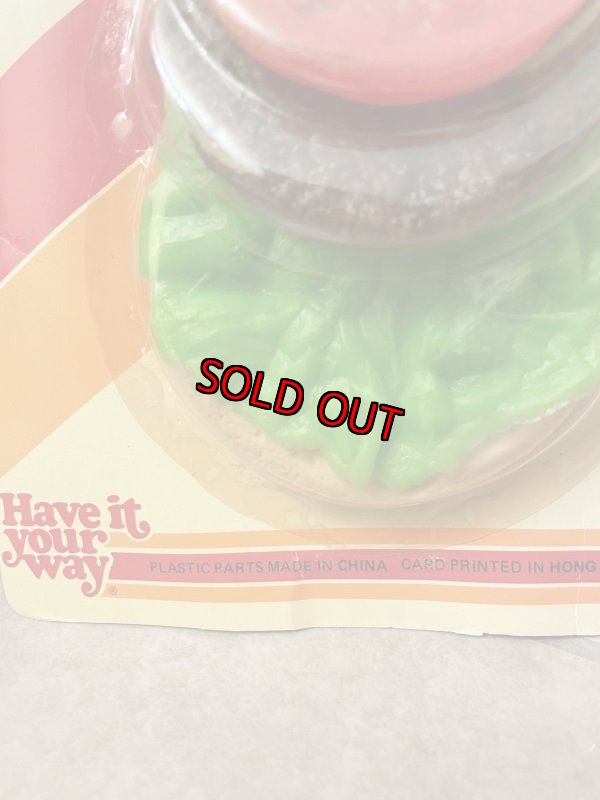 画像3: Burger King Hamburger play food set 1987 / バーガーキングのハンバーガー、プレイフードセット (3)