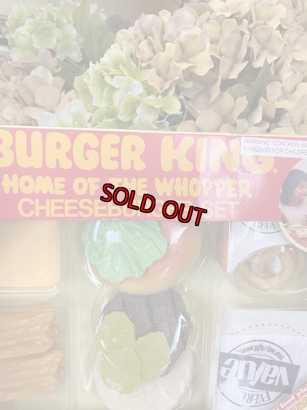 画像4: Burger King play food Cheese Burger set with box 1987 (C) / バーガーキングの箱入りプレイフードセット (4)