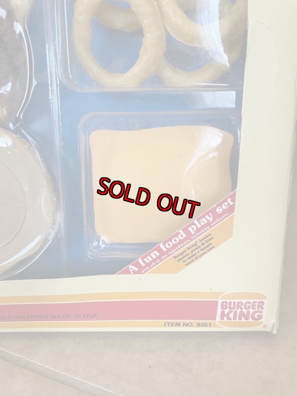 画像4: Burger King play food set Cheeseburger with box 1987 (B) / バーガーキングの箱入りプレイフード セット チーズバーガー (4)