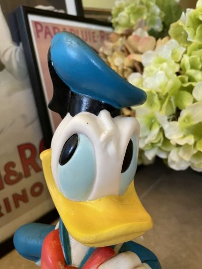画像1: Disney Donald Duck Illco Plastic Coin Bank Doll 70‘s / ディズニーのドナルドダック　プラスチック製、貯金箱　