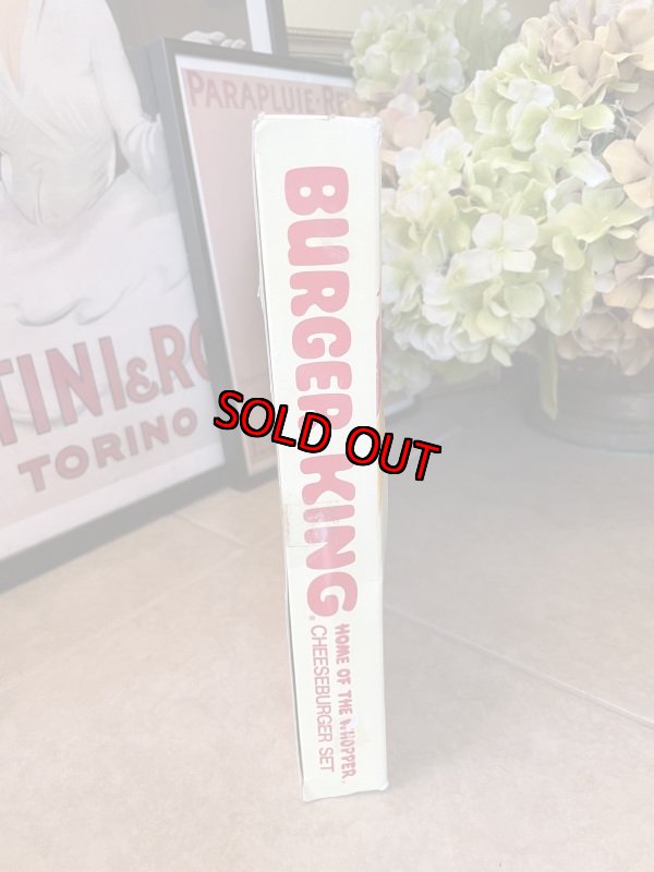 画像14: Burger King play food Cheese Burger set with box 1987 (C) / バーガーキングの箱入りプレイフードセット (14)