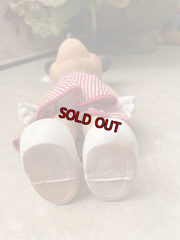 画像7: Disney  Sun Rubber Minnie Mouse Vinyl Squeak  Doll  With Dot Cloth / ディズニー　ミニーマウス　サンラバー　スクィーキードール (7)