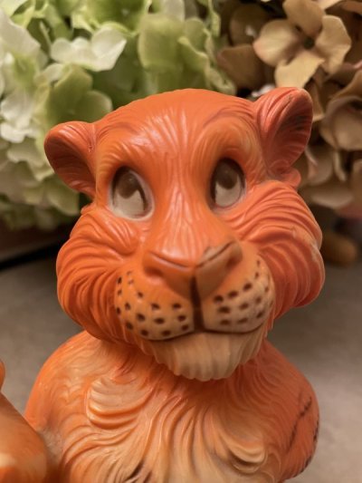 画像1: Esso oil Advertising Tiger plastic Coin Bank  / エッソタイガー　プラスチック製貯金箱　コインバンク　60年代