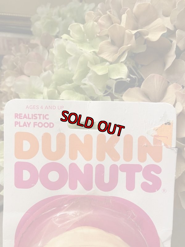 画像2: Dunkin  Donuts Play Food Set 2 Donuts 1987  / ダンキンドーナツ　プレイフードセット　2個ドーナツ　レア！！ (2)