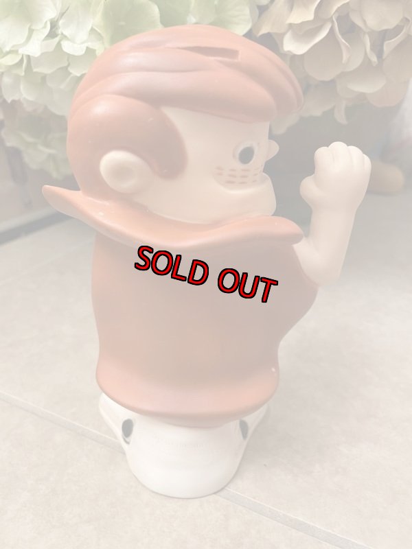 画像2: CURAD Band Aids Tape Crusader Coin Bank 1975 / テープド クルセーダー バンドエイド プラスチック製のソフビドール (2)