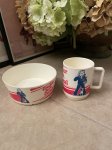 画像1: Cracker Jack plastic Mug & Bowl set   / クラッカージャック　プラスチック製　マグ、カップ＆ボウル (1)