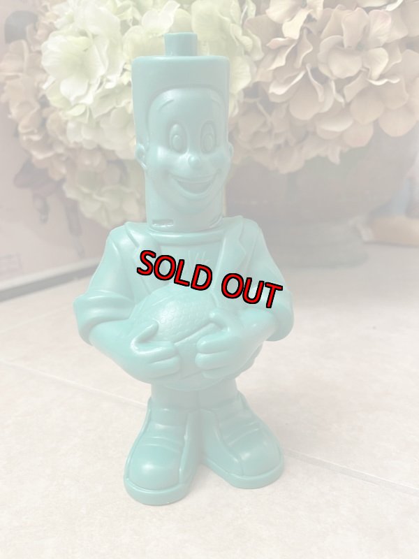 画像1: Burger King kids club coolers green(JAWS) plastic drink bottle 1995 / バーガーキング キッズクラブ　グリーン(ジョーズ) ドリンクボトル (1)