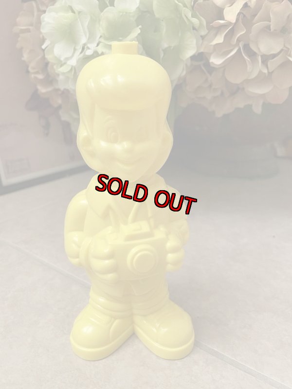 画像1: Burger King kids club coolers yellow(Snaps) plastic drink bottle 1995 / バーガーキング キッズクラブ　イエロー(スナップス) ドリンクボトル (1)