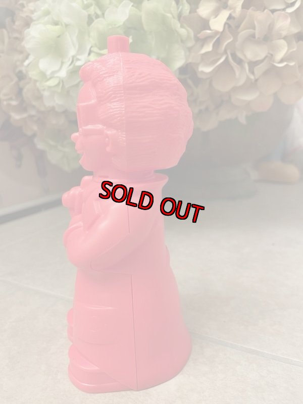 画像2: Burger King kids club coolers red(I.Q) plastic drink bottle 1995 / バーガーキング キッズクラブ　レッド(アイキュー) ドリンクボトル (2)