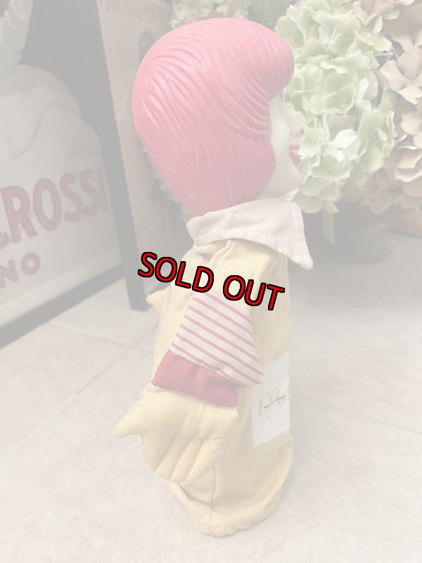 画像4: McDonald’s  Hand Puppet Ronald / マクドナルドのロナルド　ハンドパペット (4)