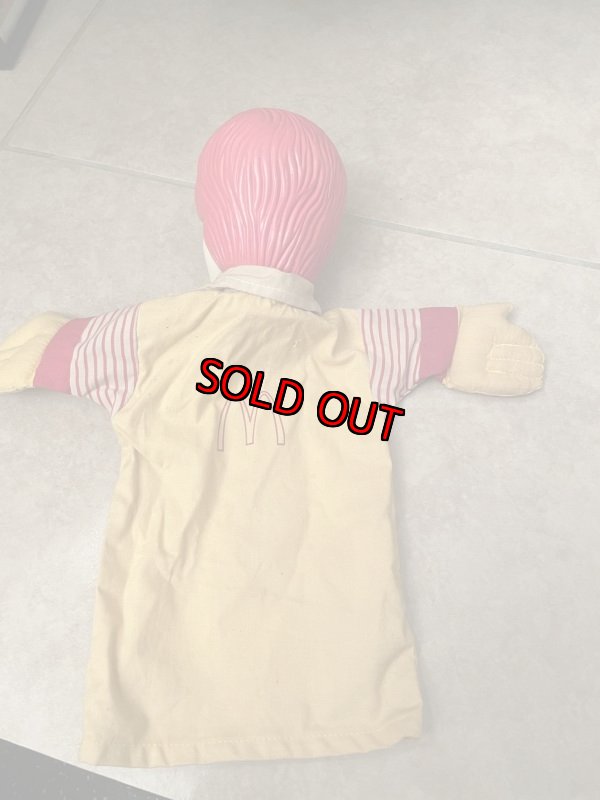 画像8: McDonald’s  Hand Puppet Ronald / マクドナルドのロナルド　ハンドパペット (8)