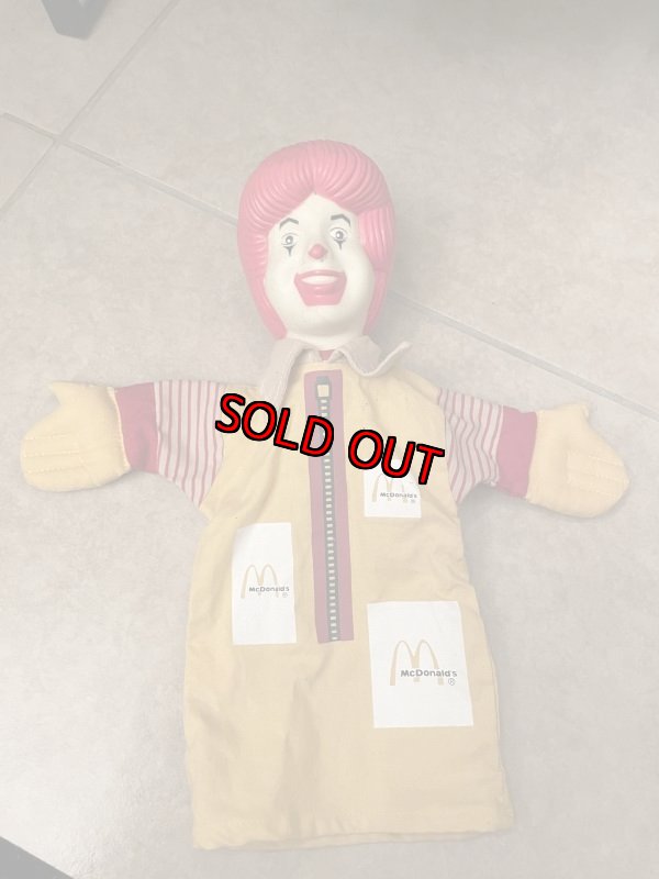 画像7: McDonald’s  Hand Puppet Ronald / マクドナルドのロナルド　ハンドパペット (7)