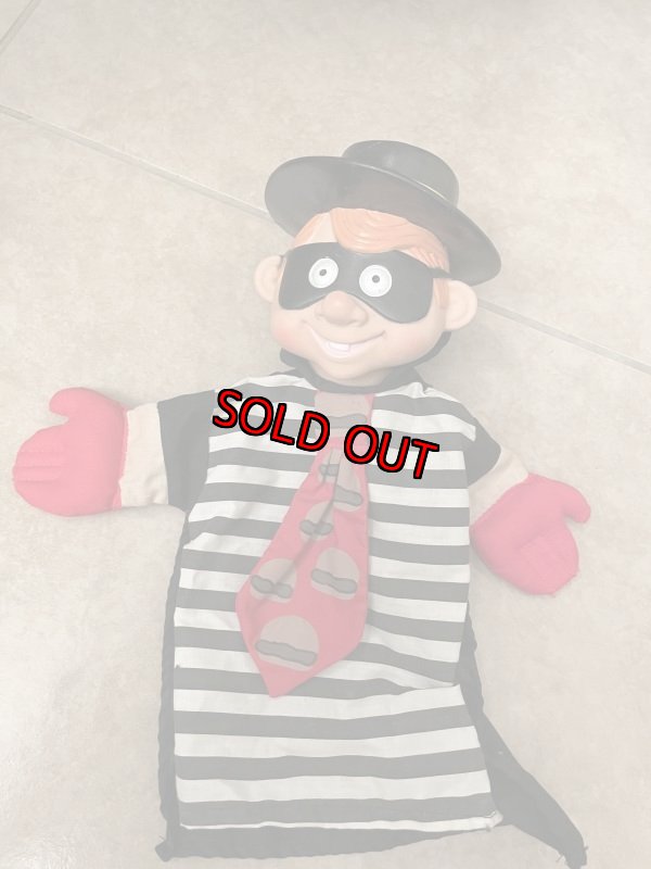 画像6: McDonald’s Hamberglar Hand Puppet / マクドナルドのハンバーグラー　ハンドパペット　 (6)