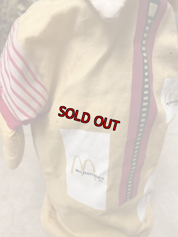 画像6: McDonald’s  Hand Puppet Ronald / マクドナルドのロナルド　ハンドパペット (6)
