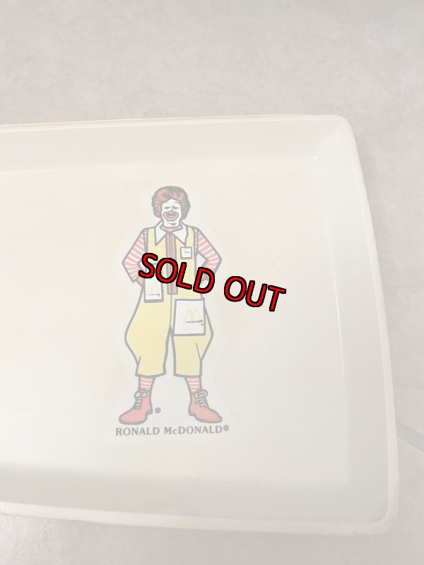 画像5: McDonald’s  Ronald Plastic Tray (A)  / マクドナルドのロナルド　プラスチック製トレー (5)