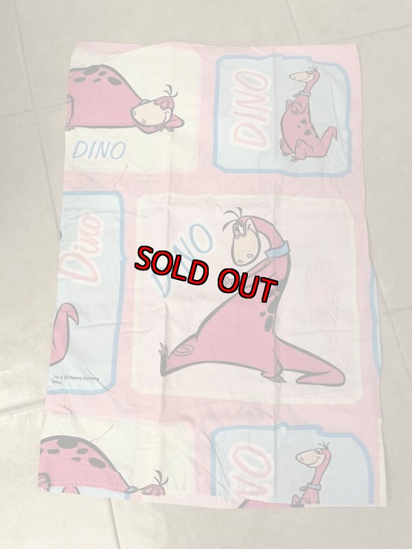 画像1: Hanna Barbera Flintstones Dino Pillow Case (A) / フリントストーンズ、ディノのピローケース、枕カバー (1)