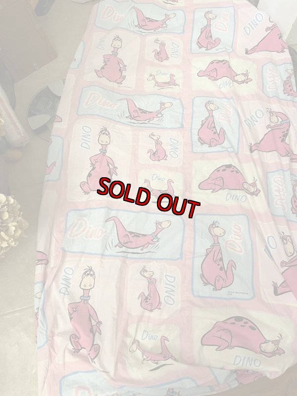 画像1: Hanna Barbera Flintstones Dino box Sheet  / フリントストーンズ、ディノのボックスシーツ (1)