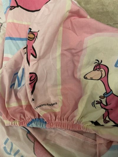 画像2: Hanna Barbera Flintstones Dino box Sheet  / フリントストーンズ、ディノのボックスシーツ