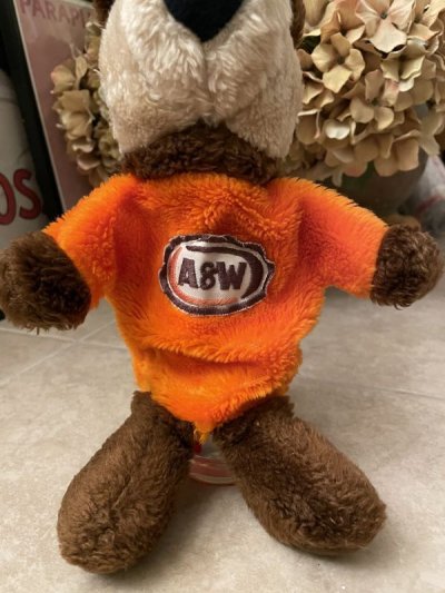 画像2: A&W Rootbeer Bear Plush Hand Puppet / エーアンドダブリュー　ベア　ぬいぐるみ　ハンドパペット