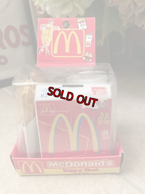 画像3: McDonald’s  play food set with box 2001 / マクドナルドのプレイフードセット (3)