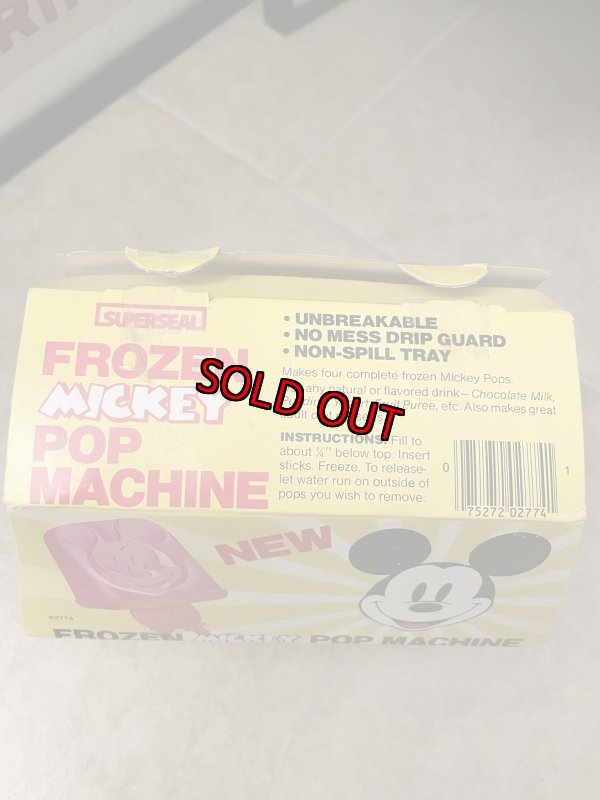 画像2: Disney Frozen  Mickey Pop Machine   / ディズニー　プラスチック製　フローズンミッキーポップマシーンポップ型アイス　マシーン (2)